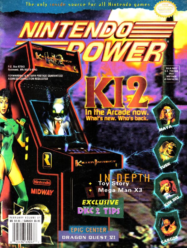 Nintendo Power Issue 081 (February 1996) cover